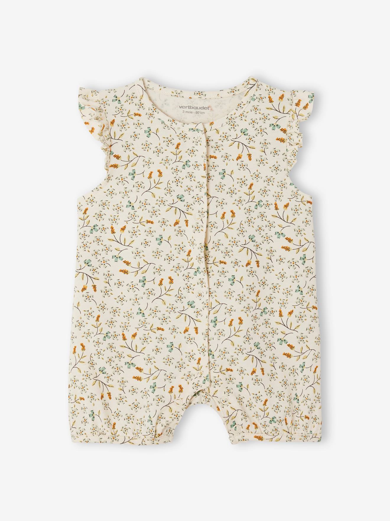Vertbaudet 2er-Pack Baby Sommer-Overalls - mintgrün