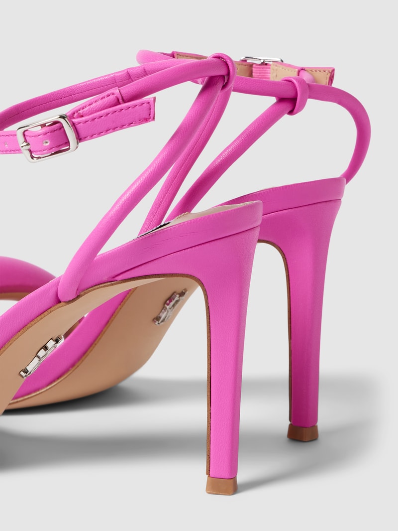 Sandaletten mit Dornschließe Modell 'ENTICE' in pink