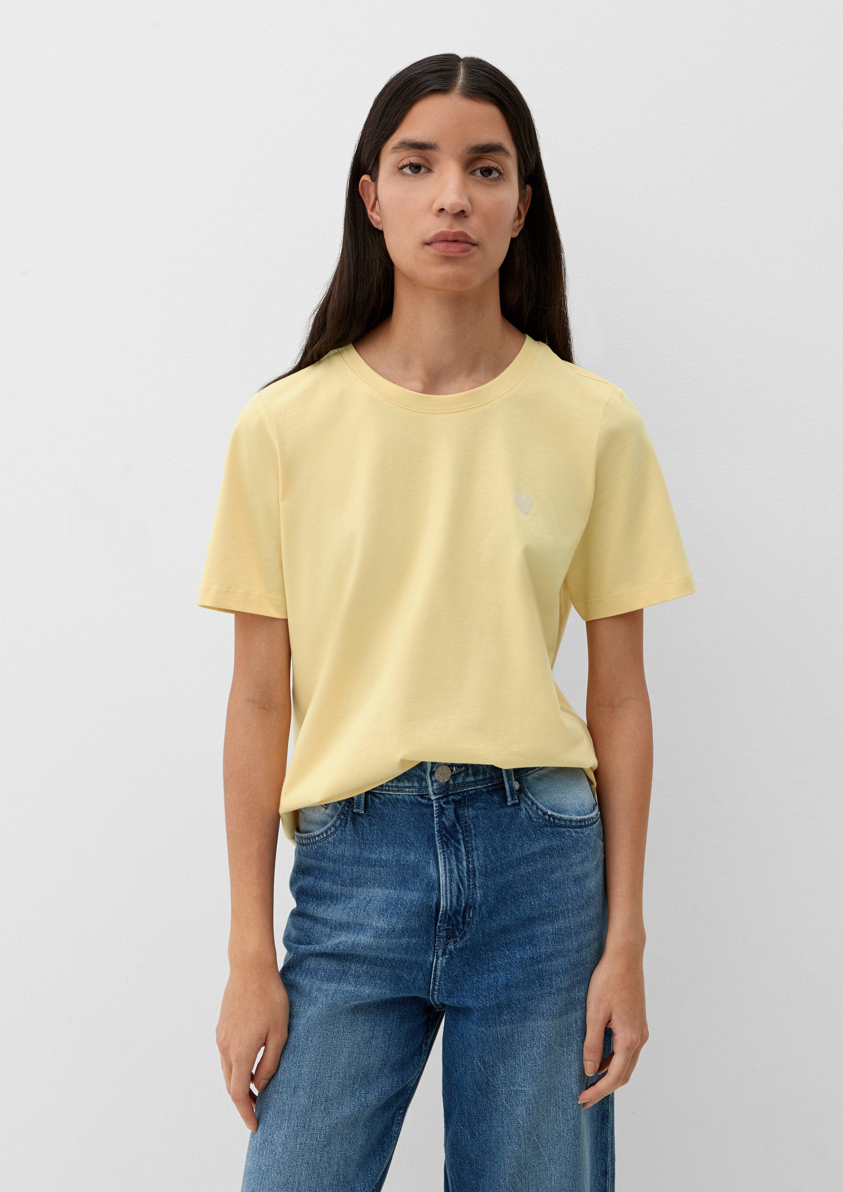 Baumwollshirt mit Print-Detail  2130069-11D0