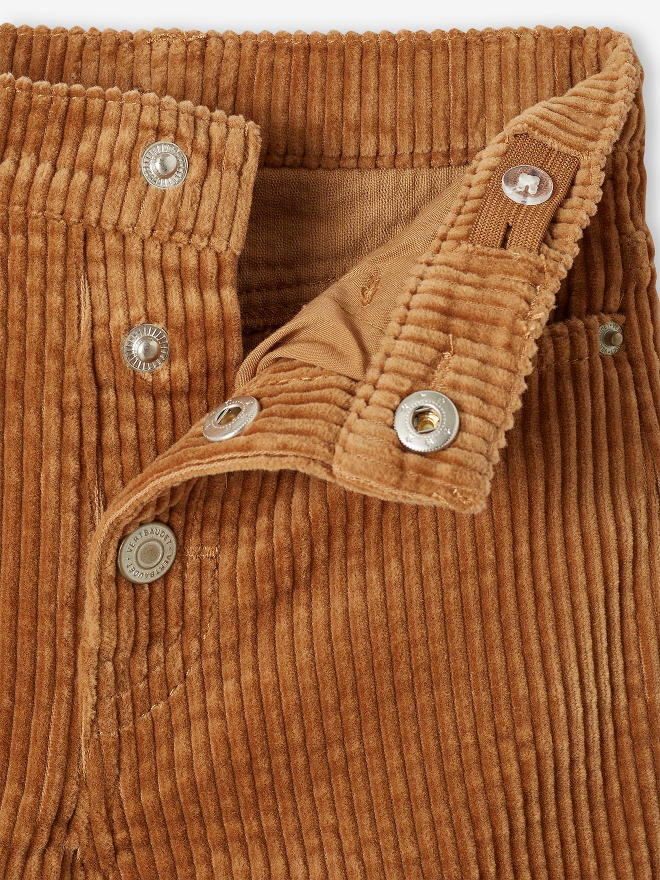 Vertbaudet Mädchen Mom-Fit-Cordhose, Hüftweite SLIM - camel