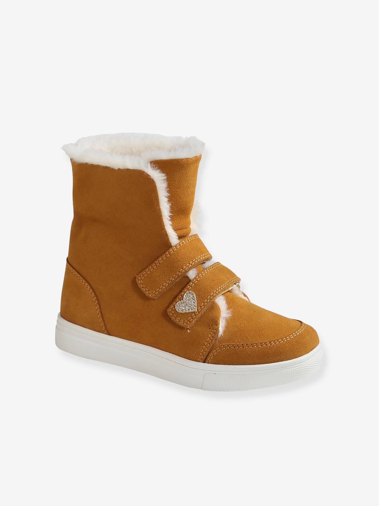 Vertbaudet Mädchen Winterboots, variabel tragbar - camelfarben