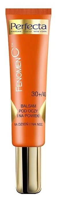 „Perfecta Fenomenc“ paakių balzamas, lyginamasis poveikis 30+/40+