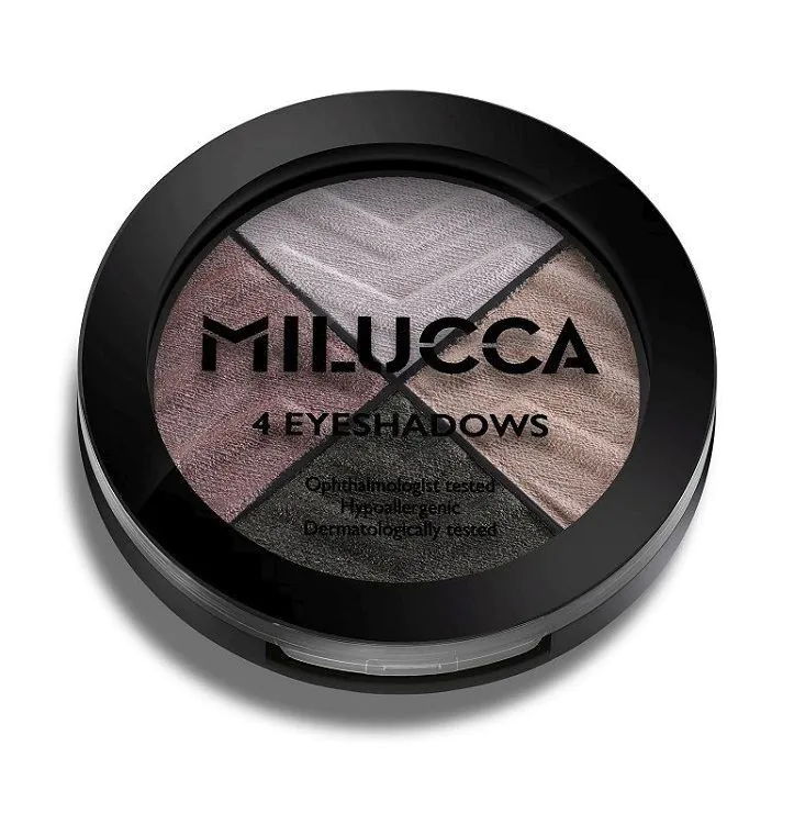 Παλέτα σκιών ματιών Milucca 4 με 4 σκιές ματιών, 203