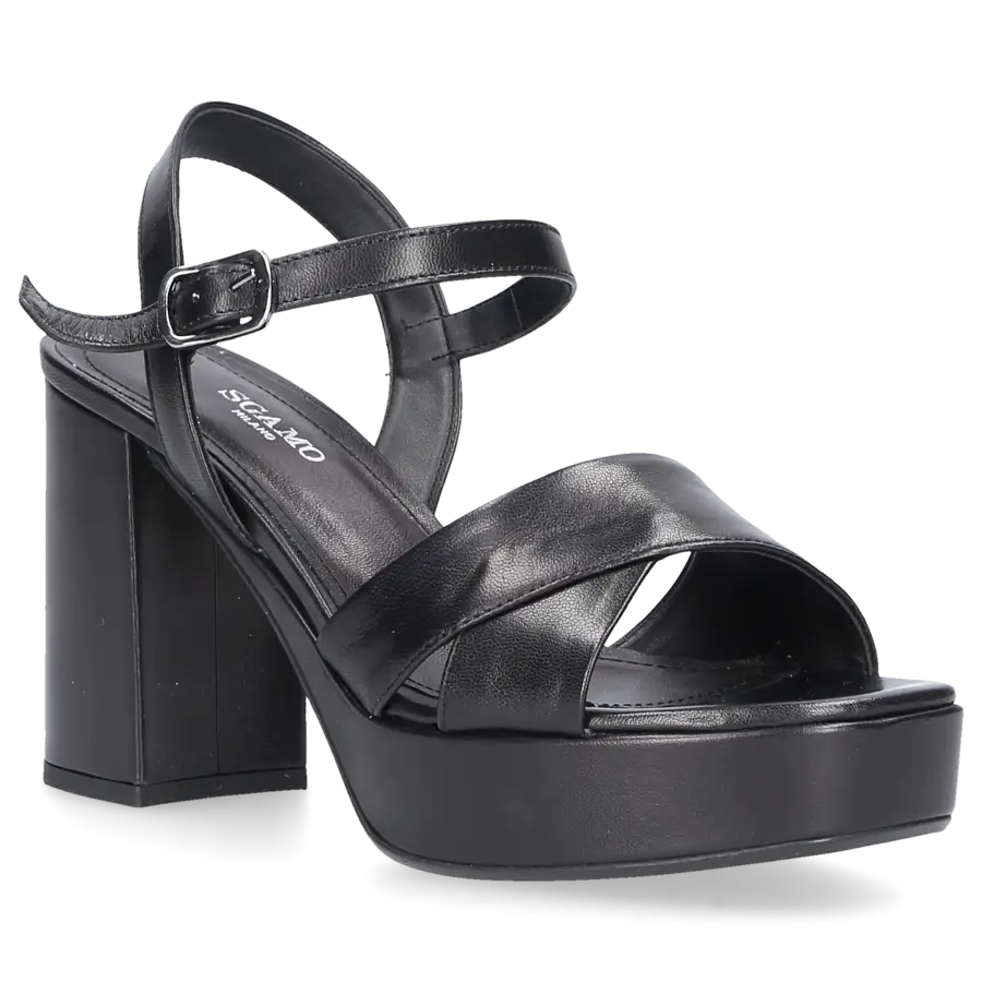 Sgamo - Sandalen 570 Kalbsleder - schwarz