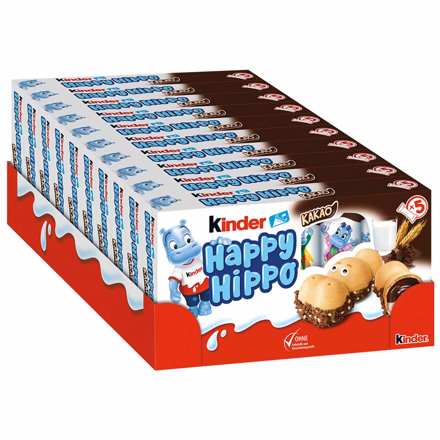 kinder Happy Hippo Kakao 5er