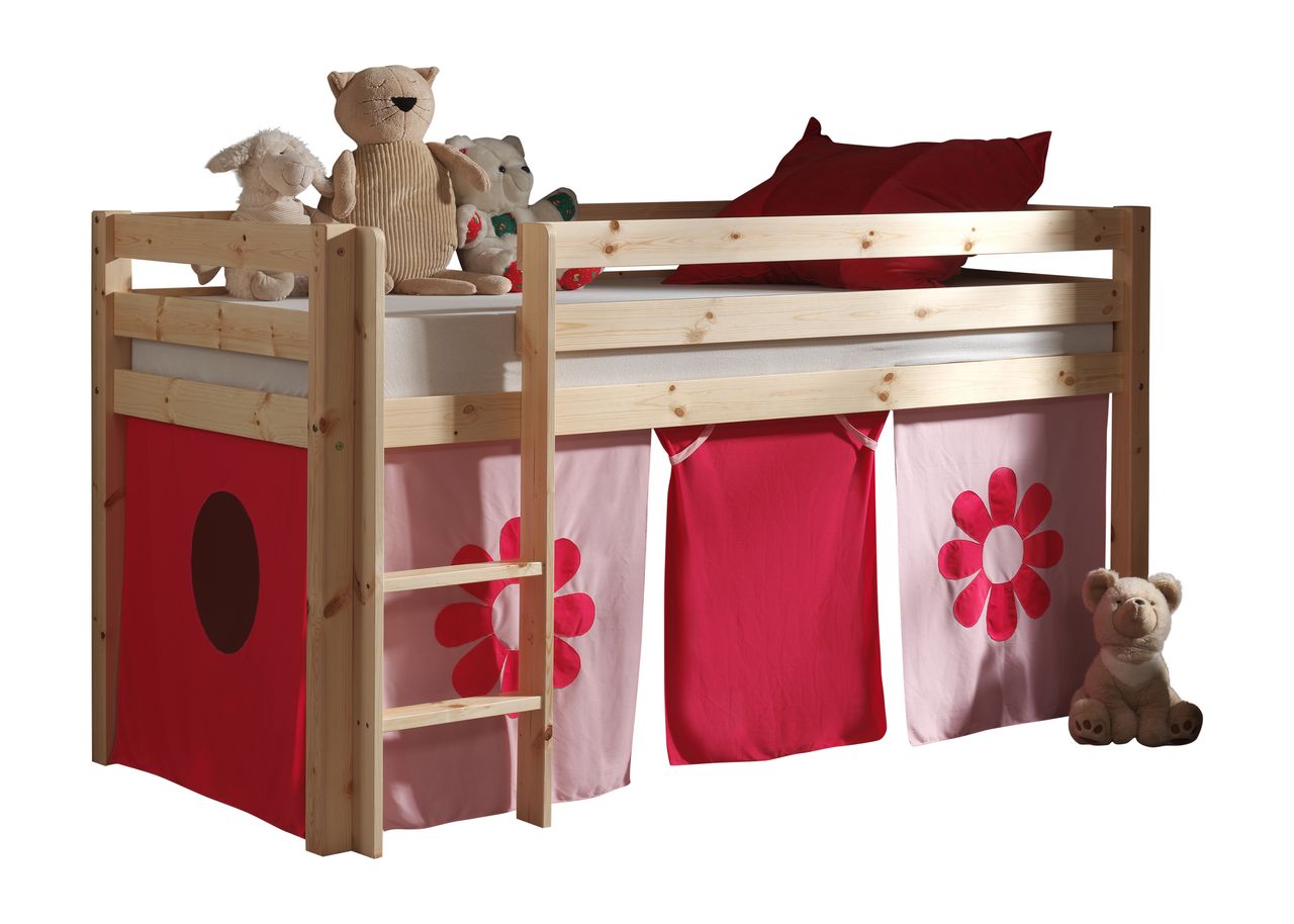 VIPACK Spielbett Pino mit Textilset 