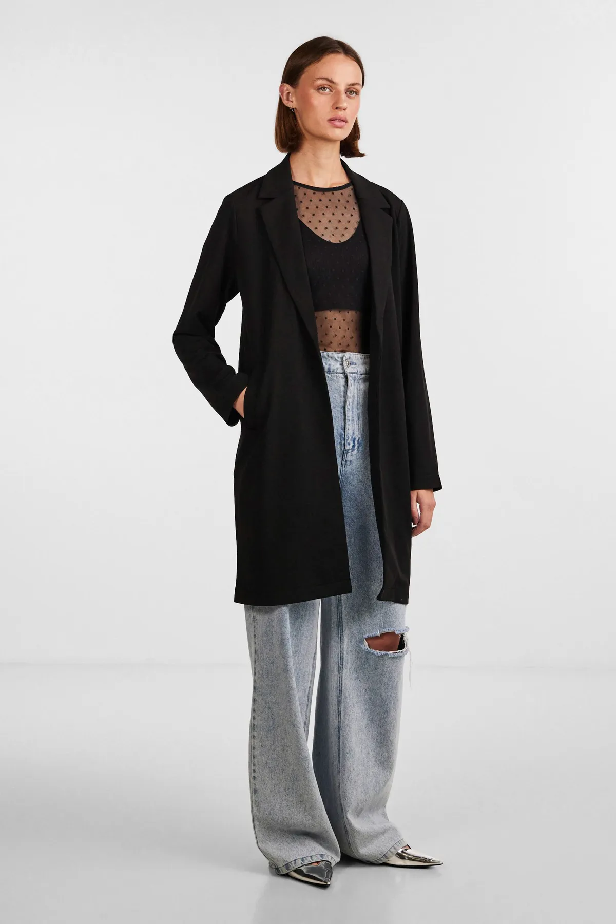 PIECES  Blazer - Schwarz - Regular Fit