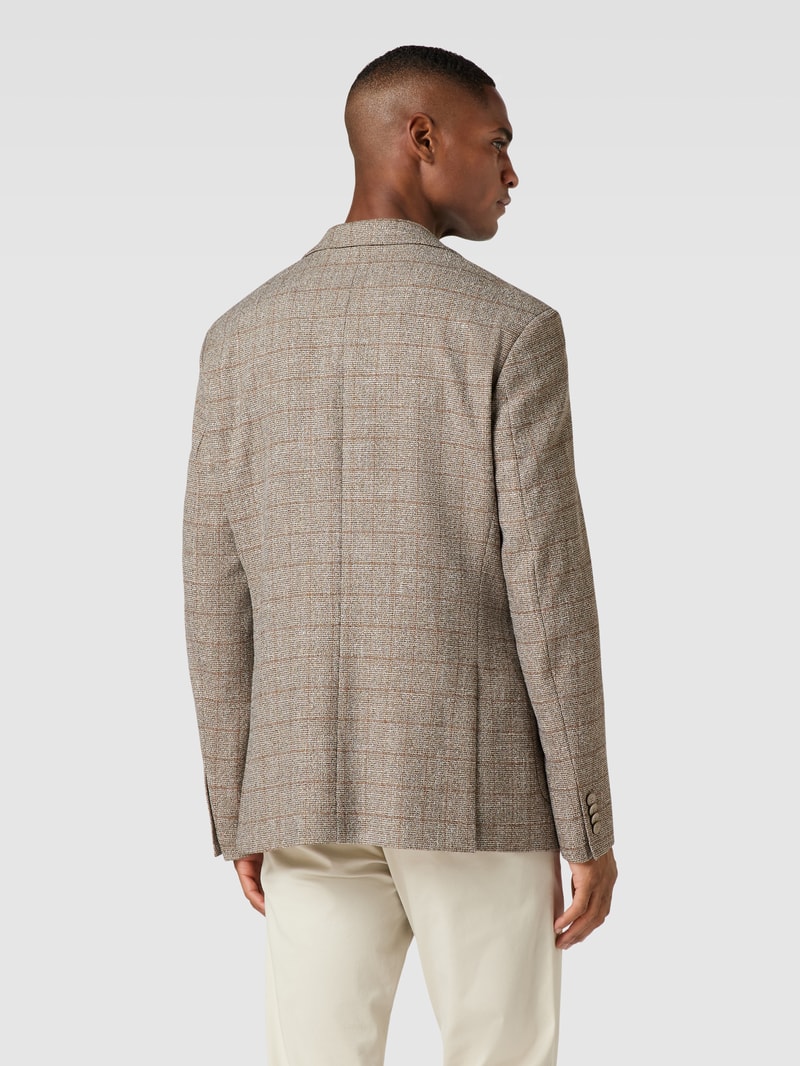 2-Knopf-Sakko in melierter Optik in beige