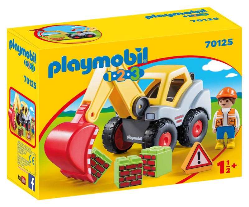 70125 Pelleteuse Playmobil 1.2.3