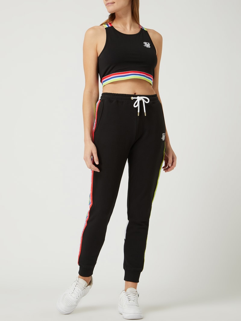 Bustier mit Stretch-Anteil in schwarz