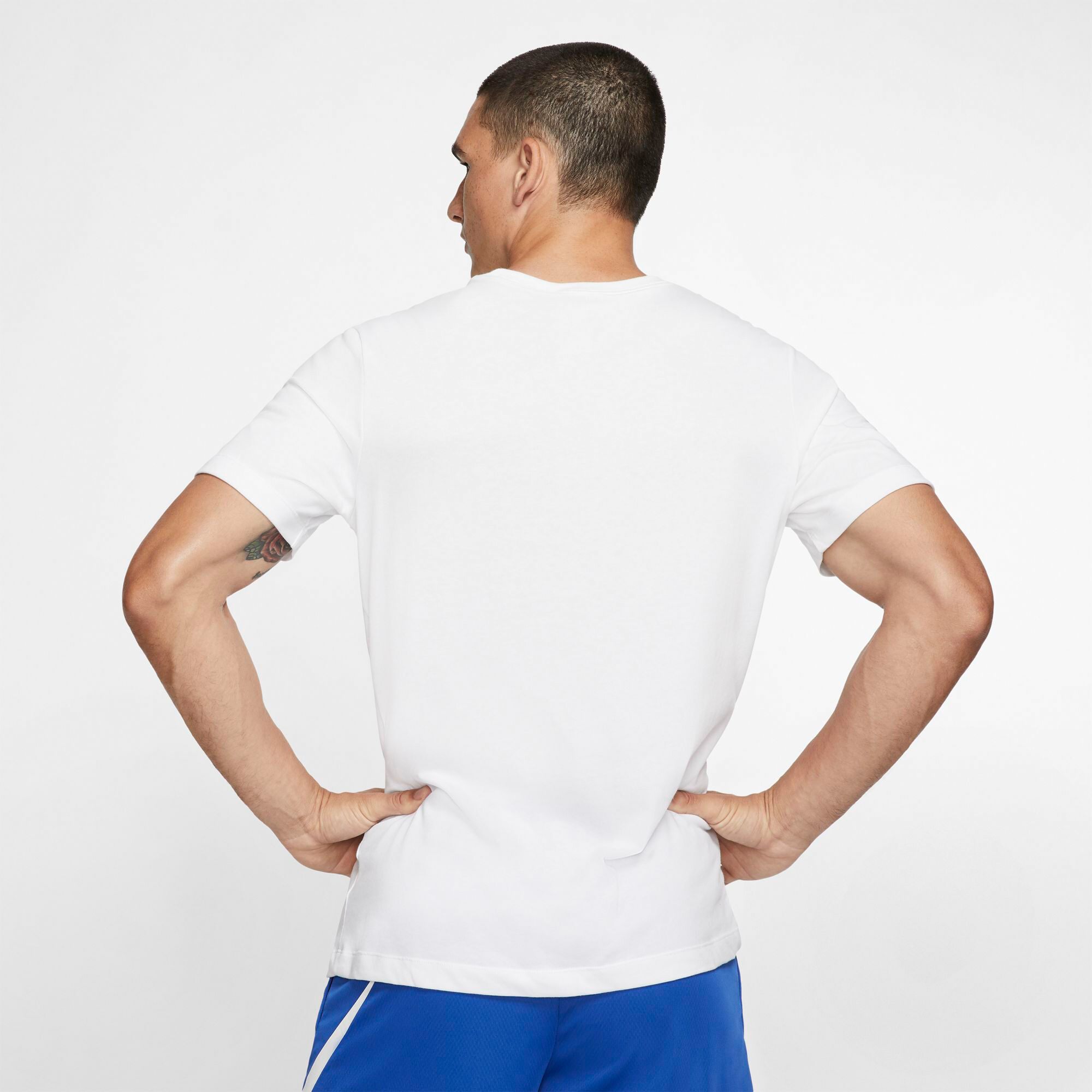 Dri-Fit T-Shirt Herren - Weiß, Schwarz