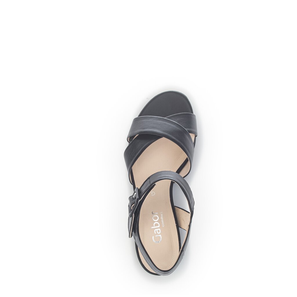 Gabor comfort Riemchensandale schwarz