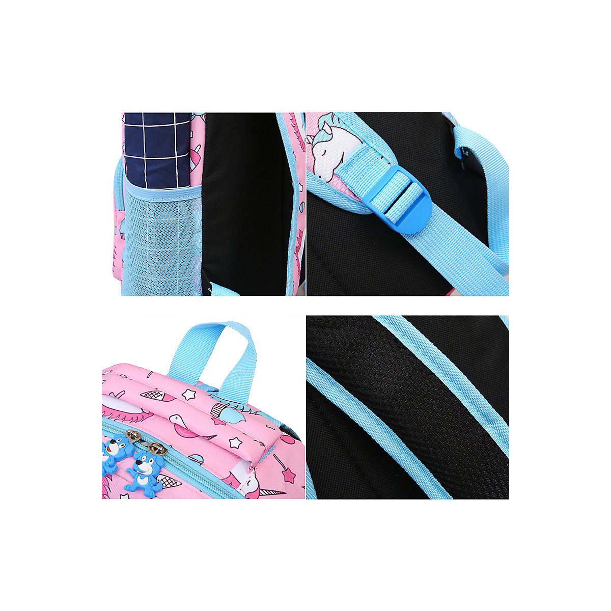 Rucksack Einhorn Kindergartenrucksäcke für Mädchen