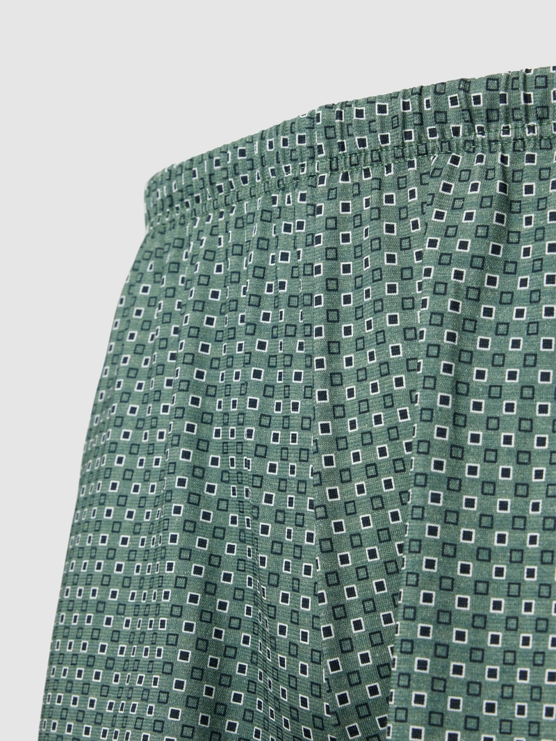 Boxershorts mit Allover-Muster in lindgrün