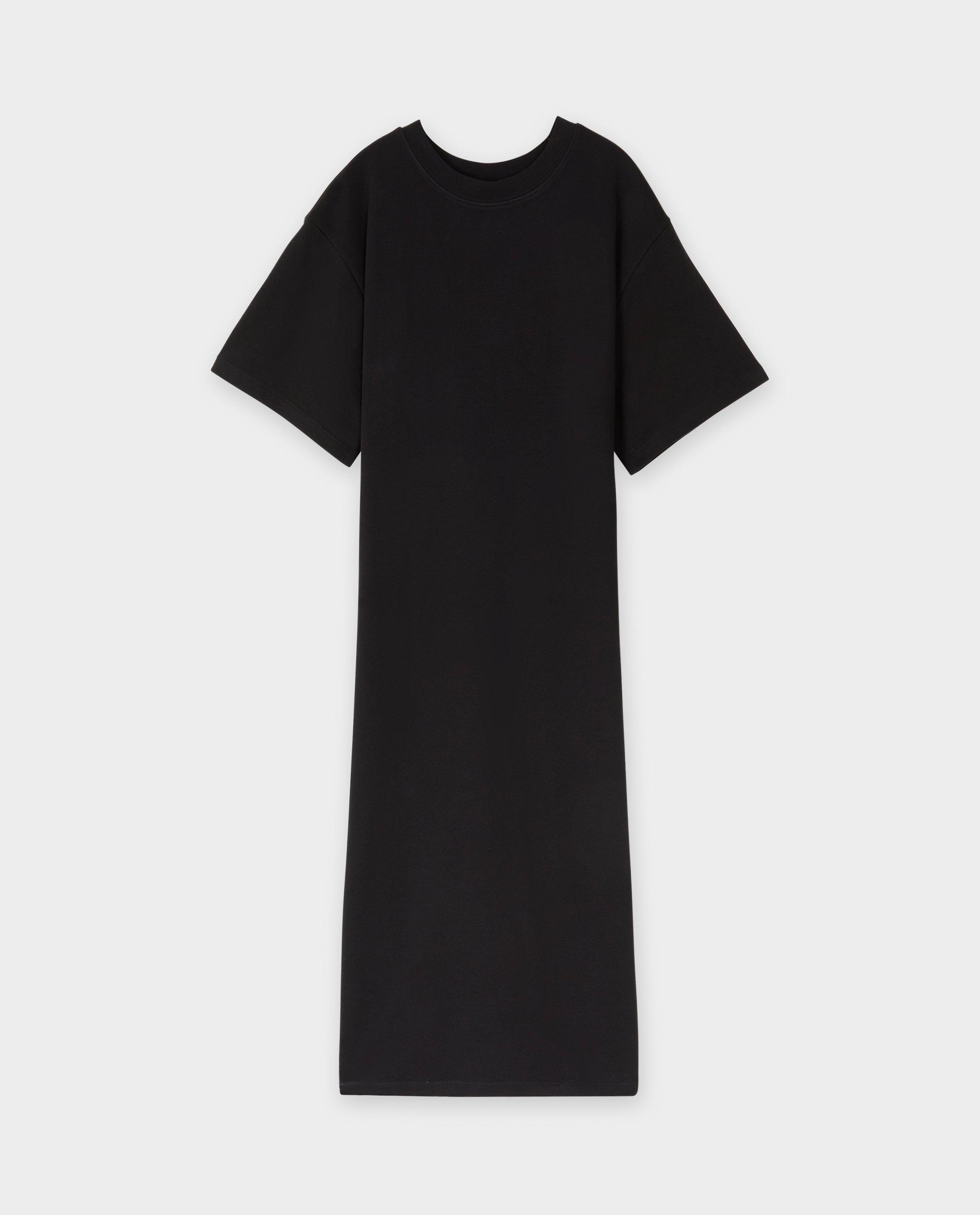 Čierne svetrové šaty Sora Black