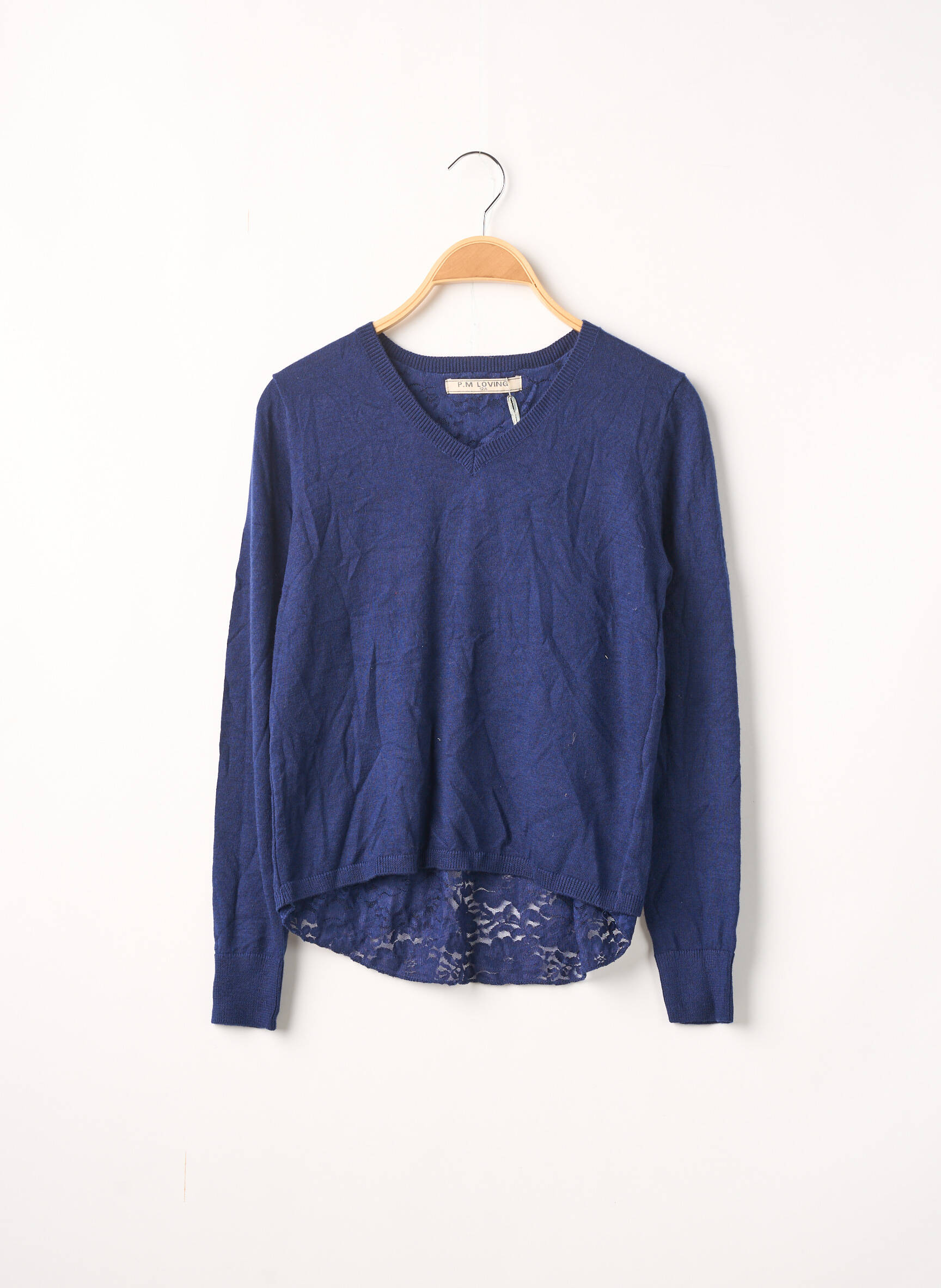 Pm Loving Pulls Fille couleur bleu
