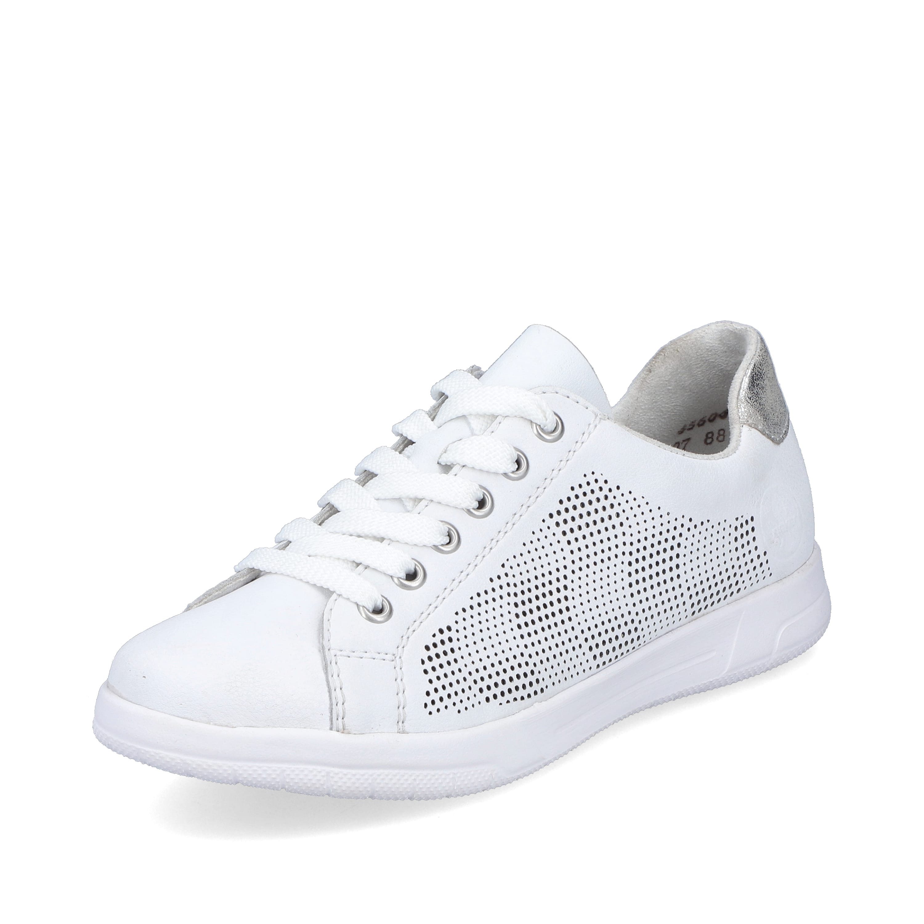 Rieker Damen Sneaker Low reinweiss