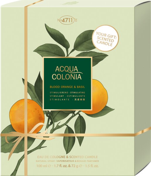 4711 Acqua Colonia Blood Orange & Basil Set  Eau de Cologne