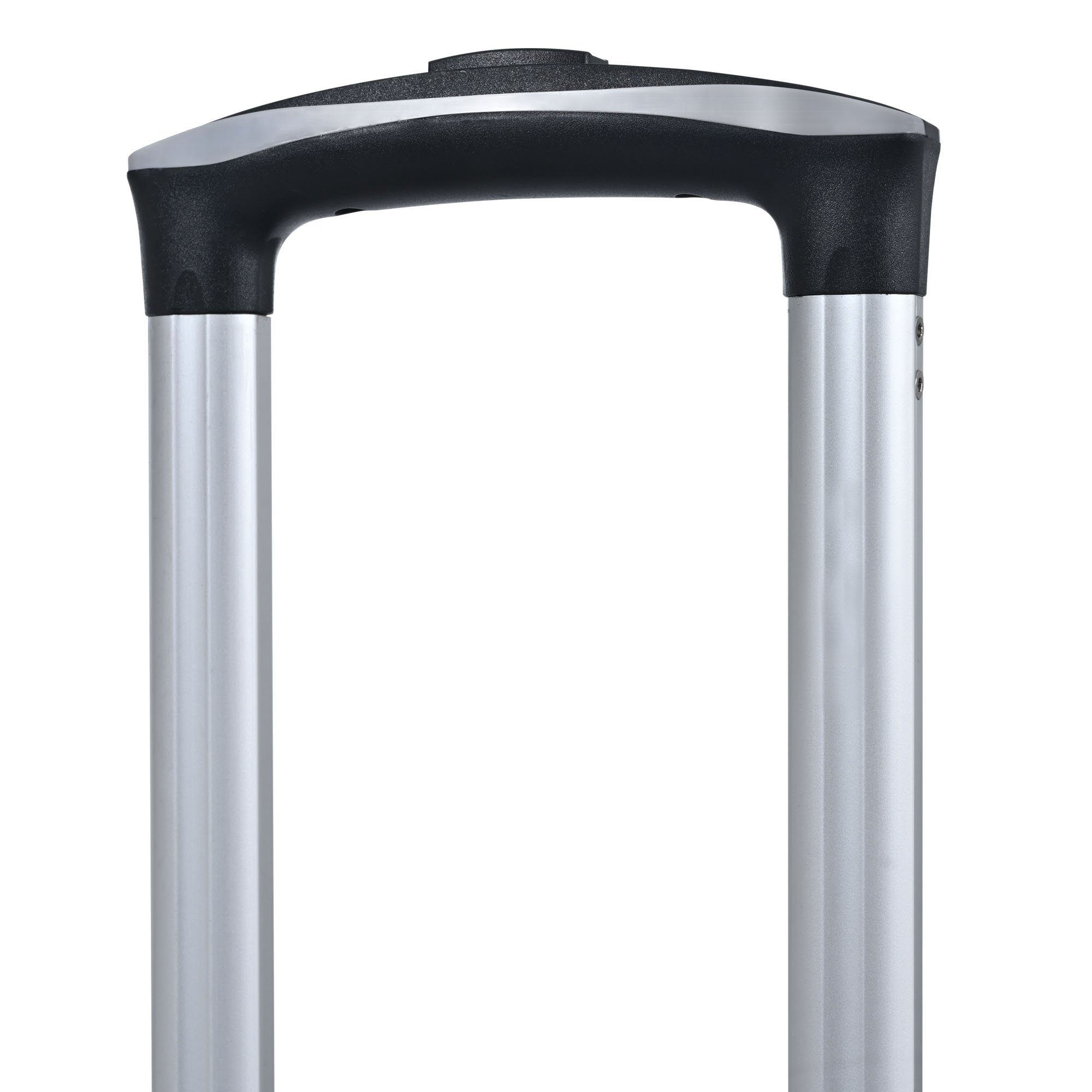 BlingBin Handgepäckkoffer Hartschalen-Handgepäck Universalrad Doppelrad mit Bremsen Grau XL, ABS-Material Mit TSA-Schloss XL - 42*28*74 cm