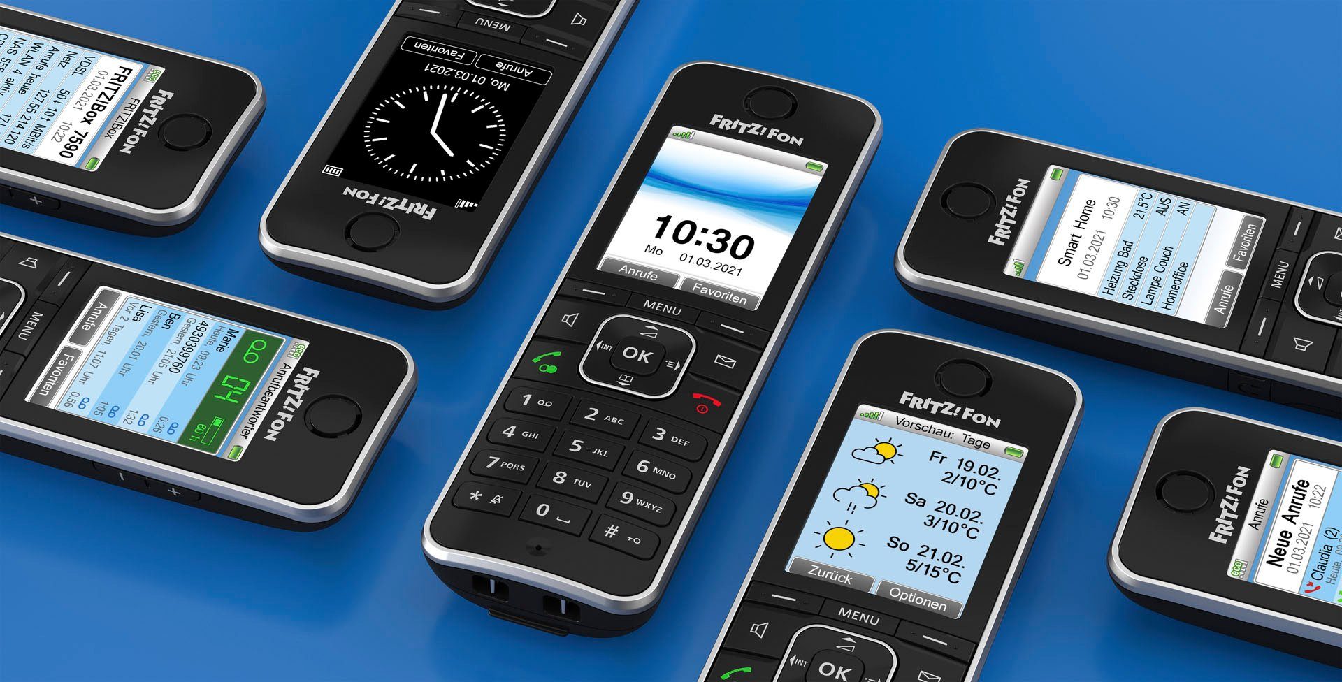 AVM FRITZ!Fon C6 DECT-Telefon (Mobilteile: 1)