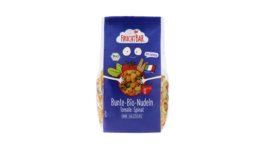 FRUCHTBAR Bunte Bio-Nudeln 300 g