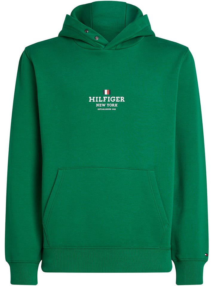 Tommy Hilfiger Hoodie in Grün günstig kaufen