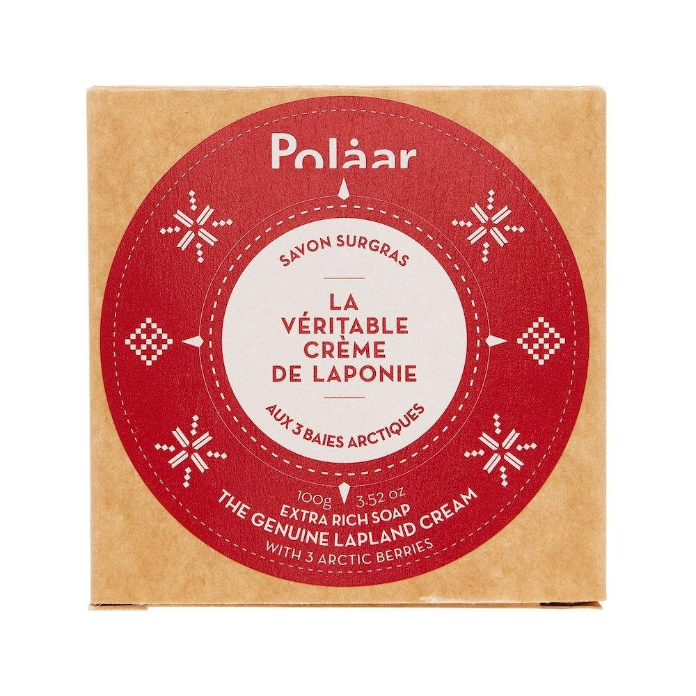 Polaar La Véritable Crème de Laponie Savon Surgras aux 3 Baies Arctiques