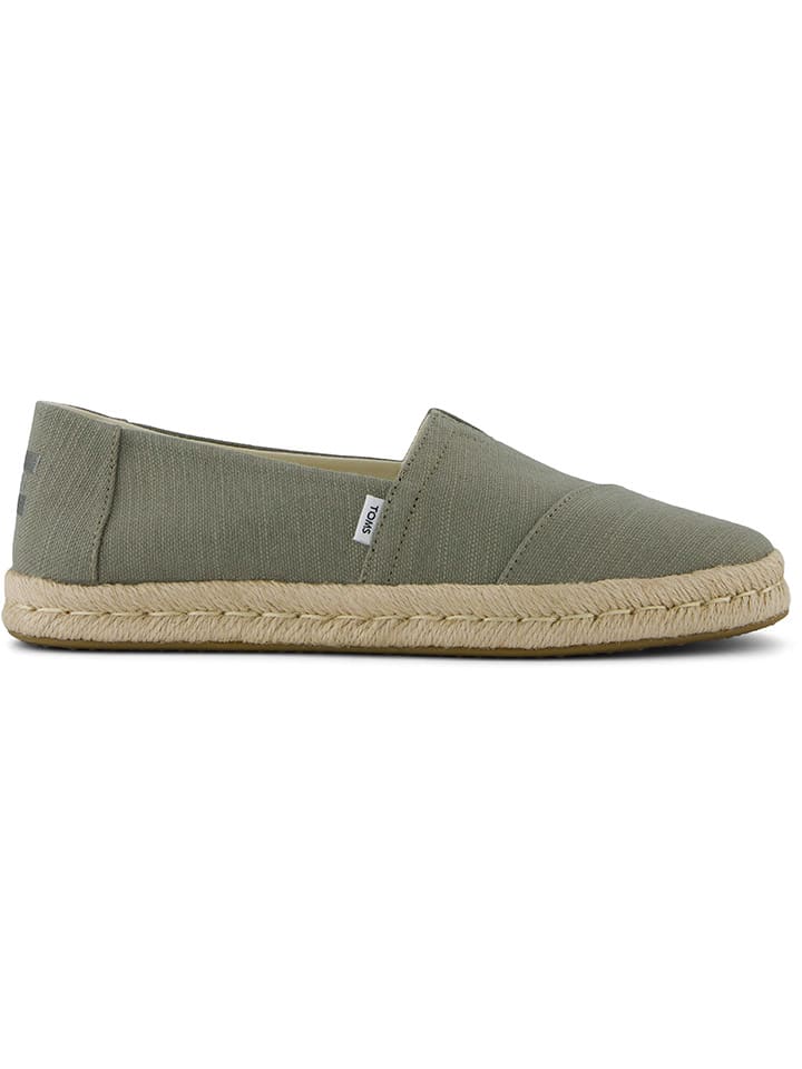 TOMS Espadrilles in Khaki günstig kaufen