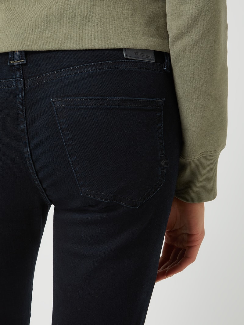 Skinny Fit Jeans mit Stretch-Anteil in dunkelblau