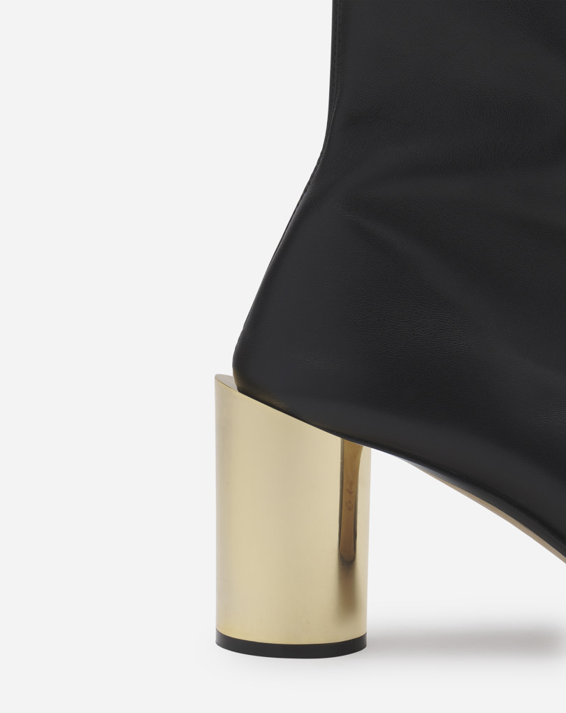 BOTTINES SEQUENCE BY LANVIN EN CUIR A TALONS EPAIS