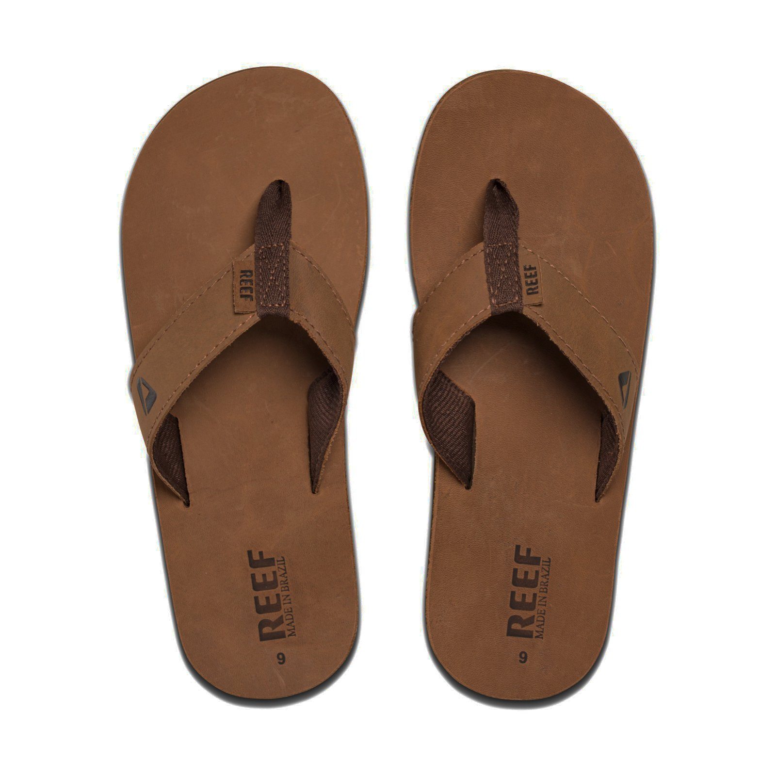 Reef Zehentrenner Sandale Leather Smoothy Zehentrenner Leder Fußbett