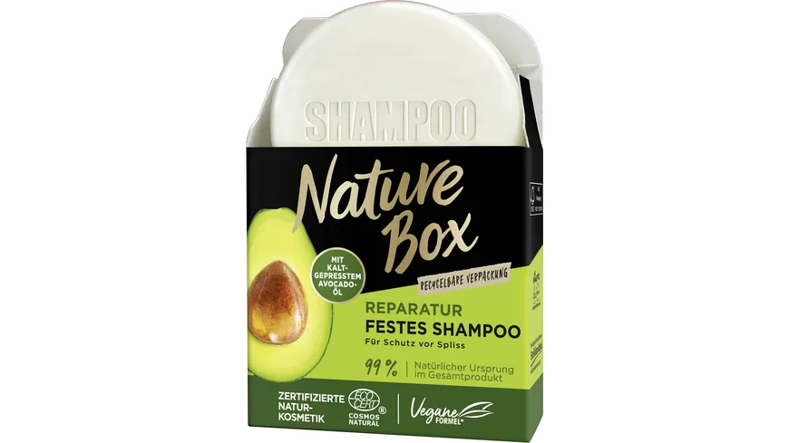 Nature Box festes Shampoo Reparatur 85 g