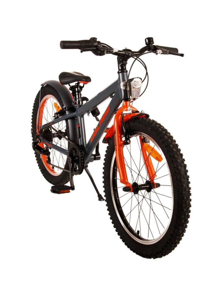 Volare Kinderfahrrad Rocky 20 Zoll Kinderrad in Grau Orange 6 Gang Fahrrad 6 Jahre günstig kaufen onesize