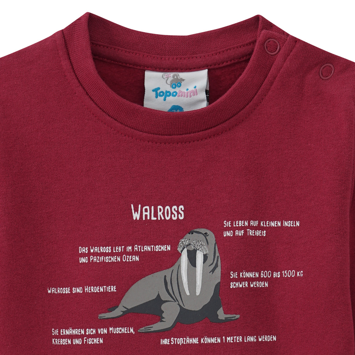 Baby Sweatshirt mit Walross-Motiv