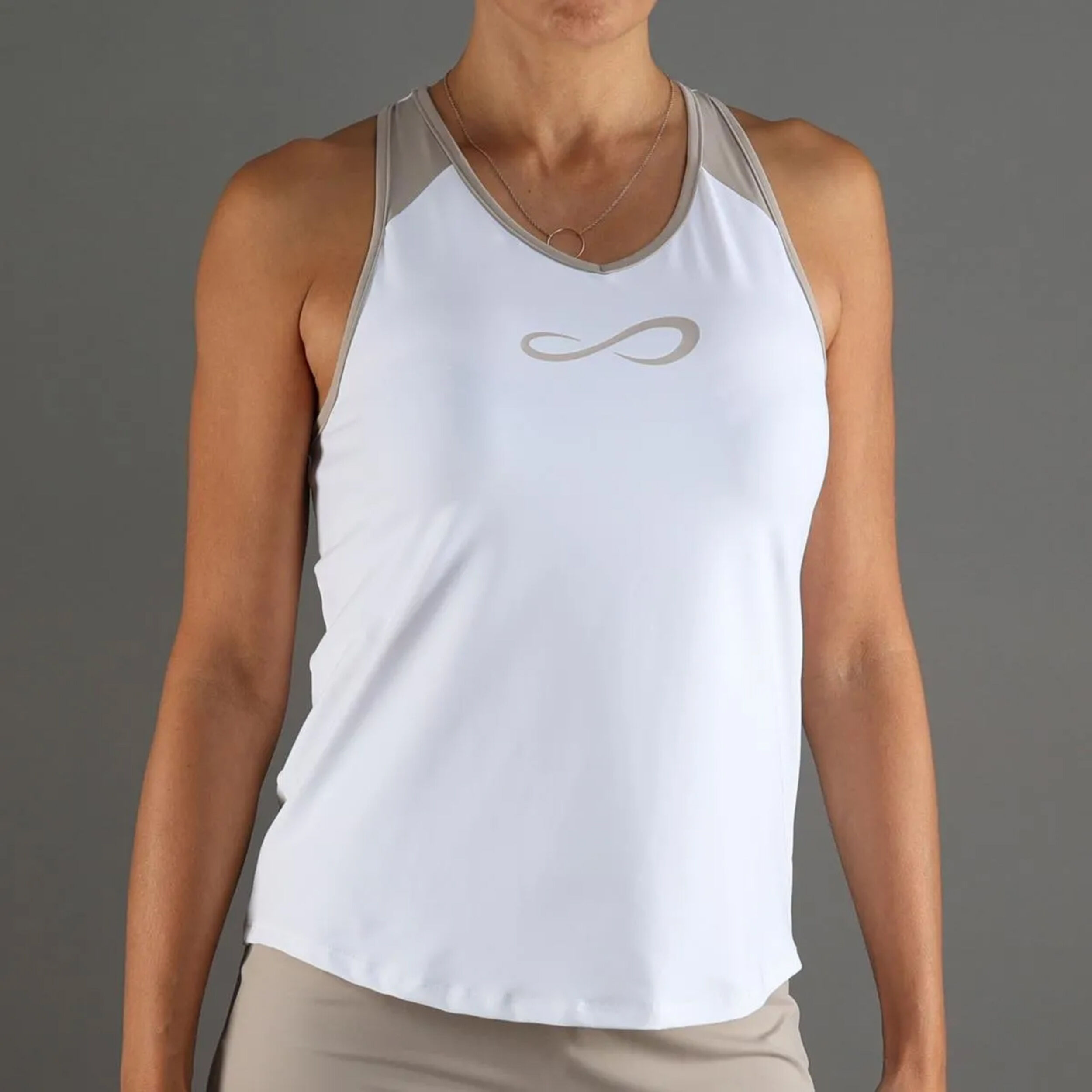 Speed V Tank-Top Damen - Weiß