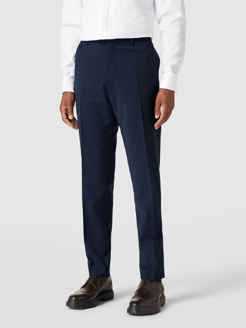 Slim Fit Anzughose Modell 'Genius' in marineblau