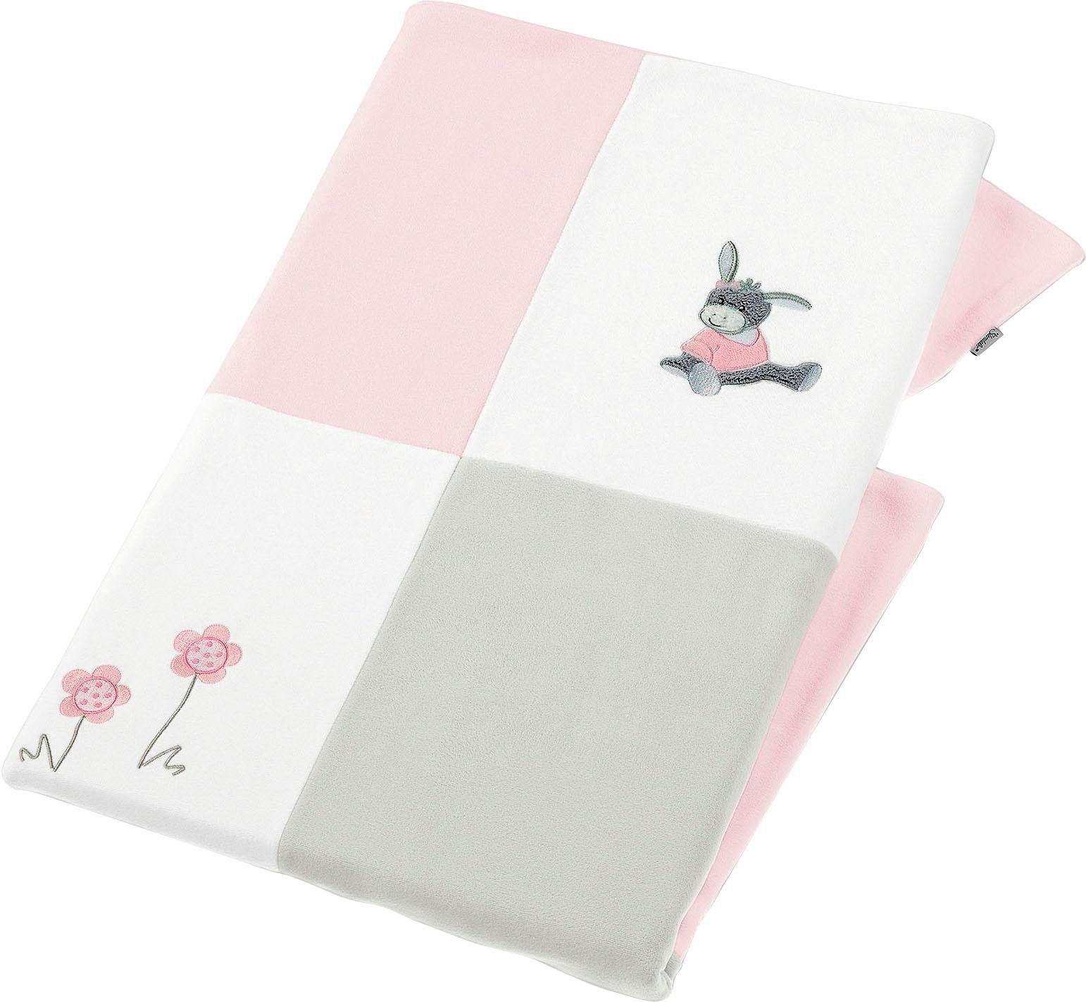 Babydecke Emmi Girl, Sterntaler®, in Patchoptik, Kuscheldecke