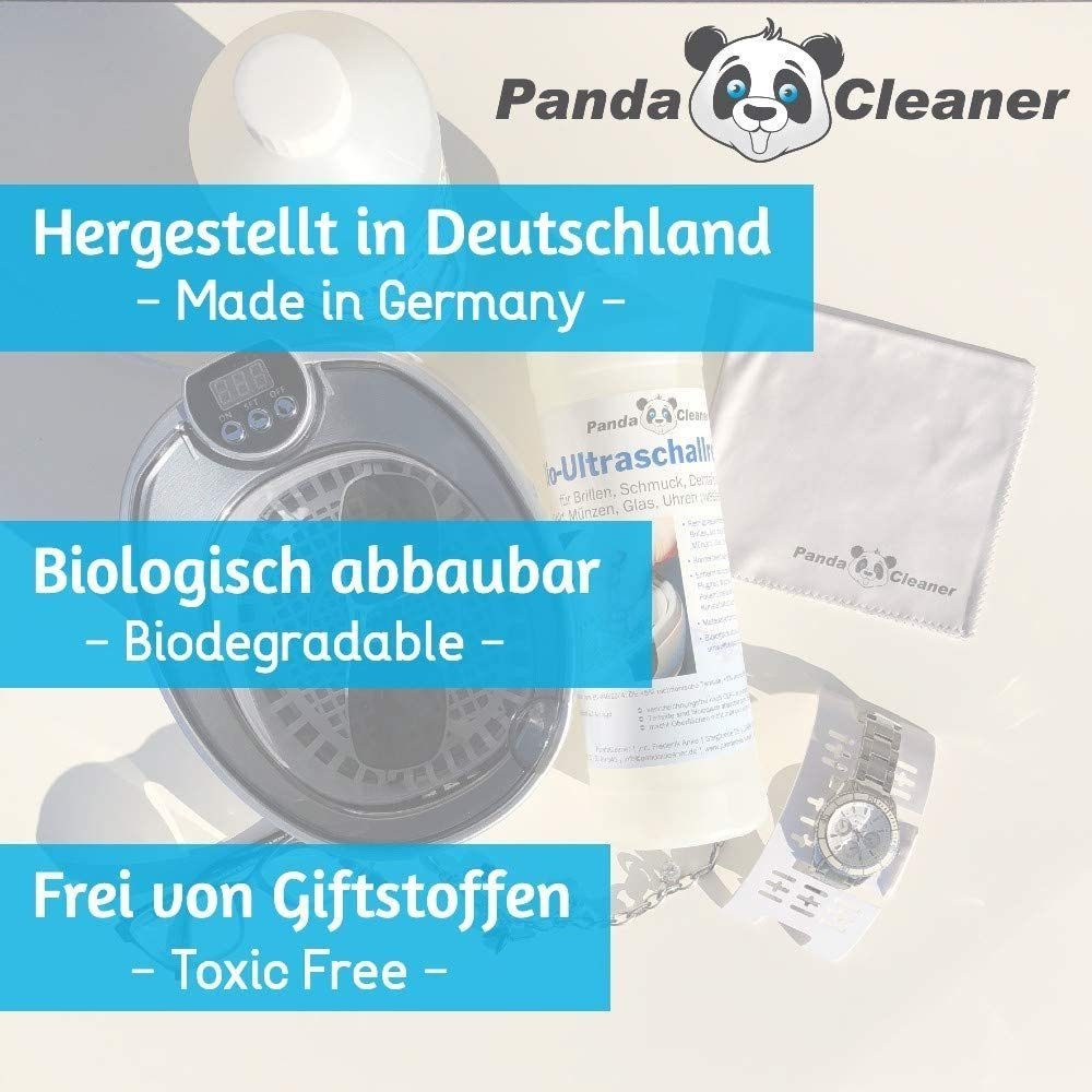PandaCleaner Bio-Ultraschallreiniger Konzentrat für Ultraschallbad Reinigungskonzentrat (1-St. 500ml)