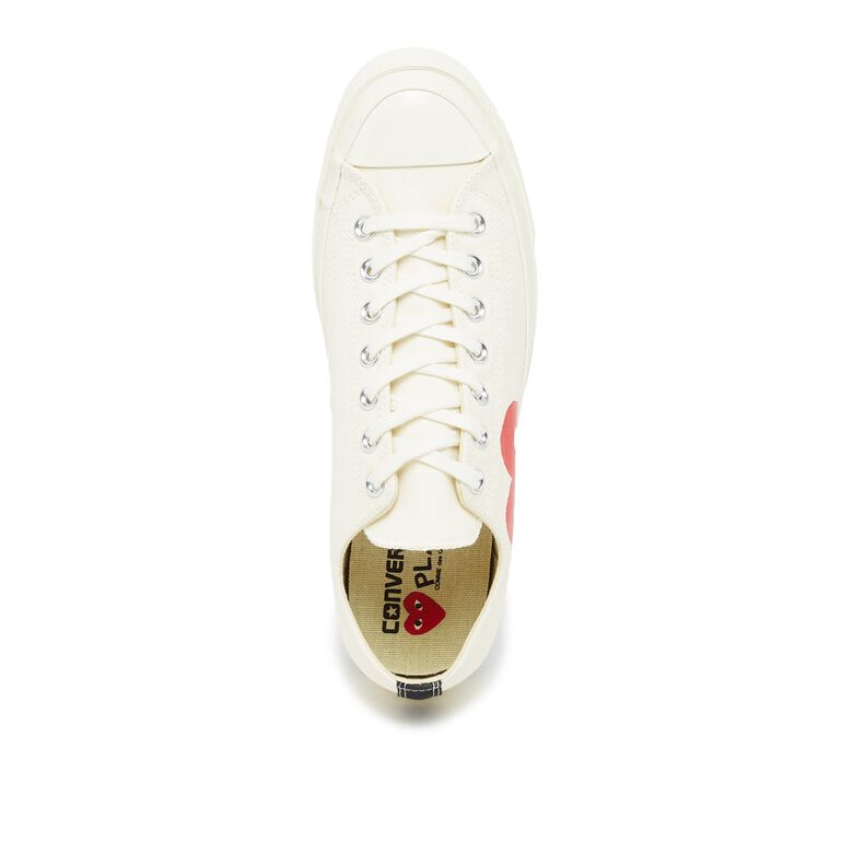 Comme des Garcons Play Chuck Taylor Low white