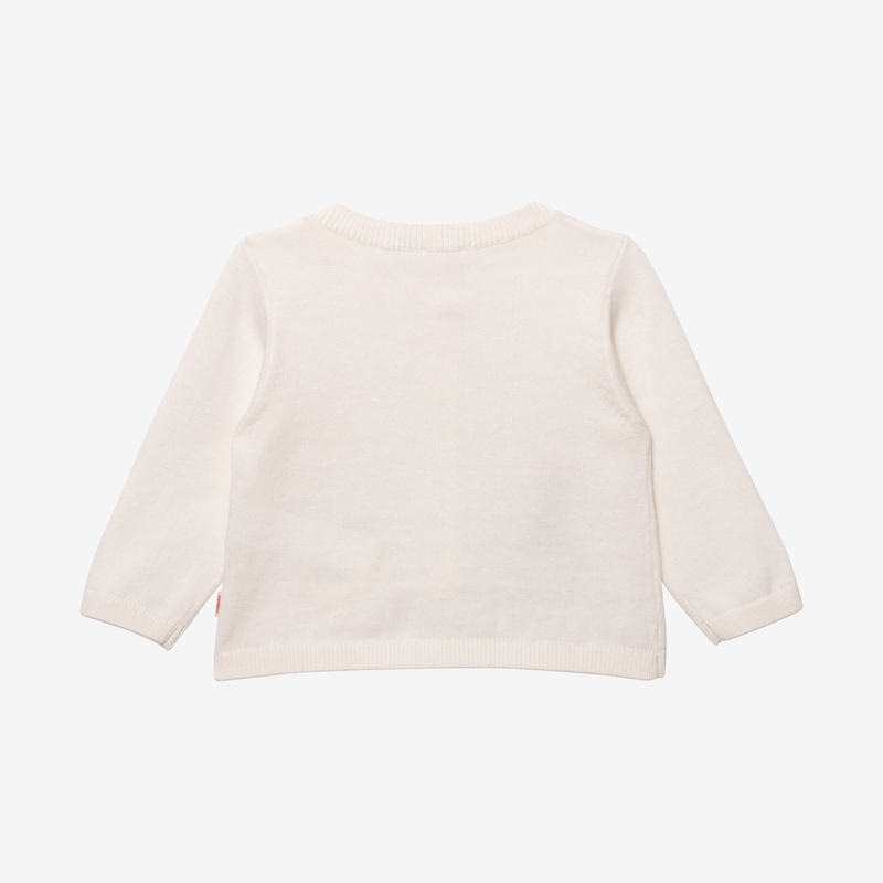 Cardigan bébé fille écru jacquard beige Catimini