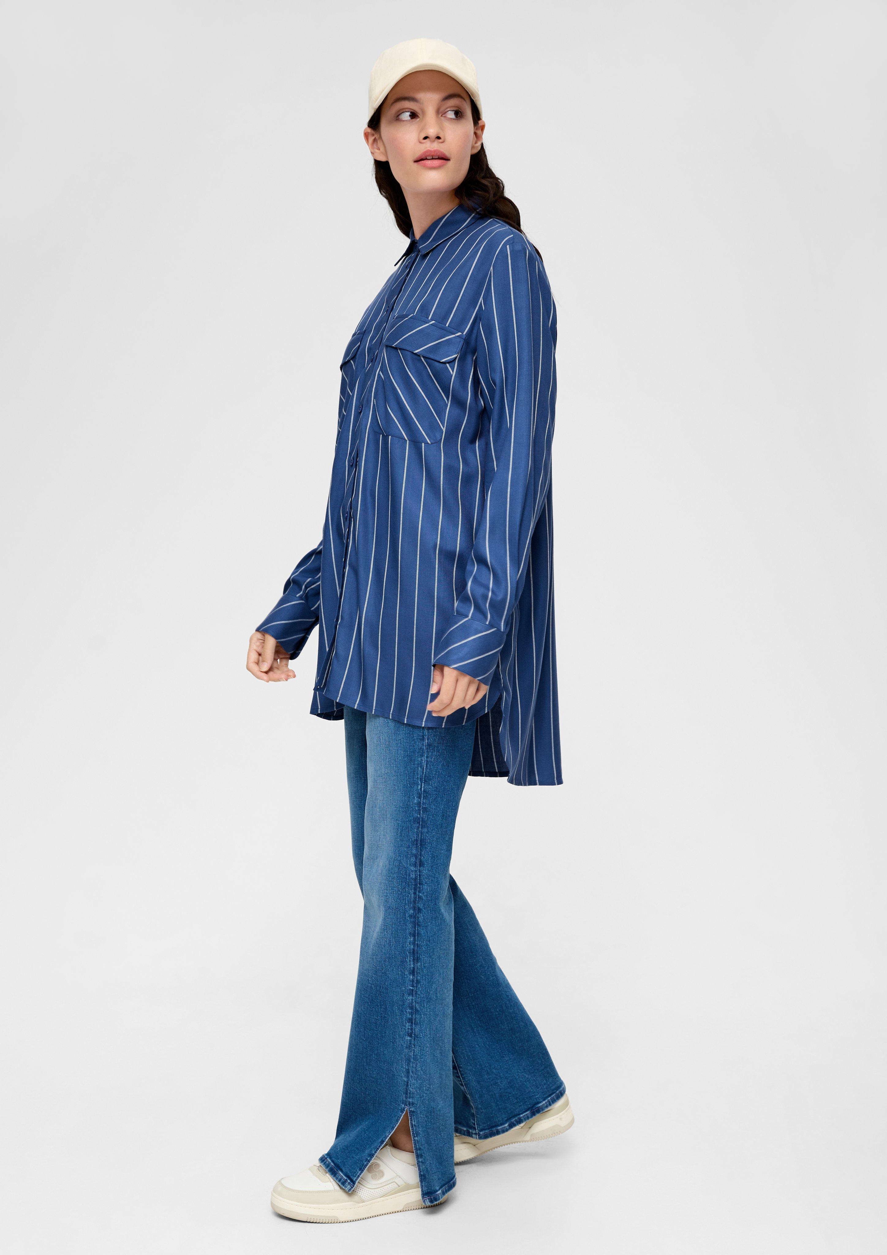 Long-Bluse aus reiner Viskose  2136301-57G0