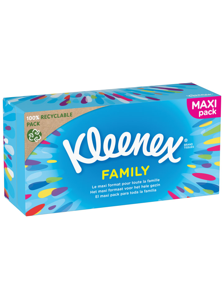 Kleenex Original Kosmetiktücher-Box Taschentücher Tücher 2-lagig 15 x 128 Stk günstig kaufen onesize