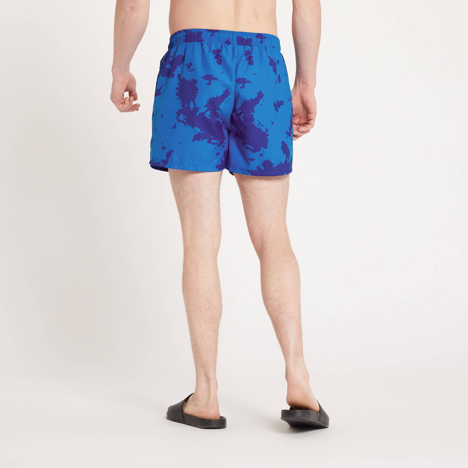 Short de bain à imprimé MP Atlantic pour hommes – Bleu pur