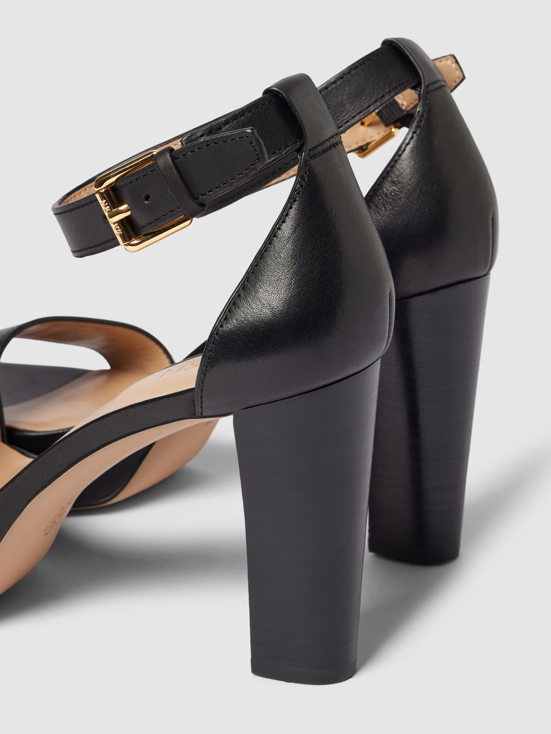Sandaletten mit hohem Absatz Modell 'SYLVIA' in schwarz