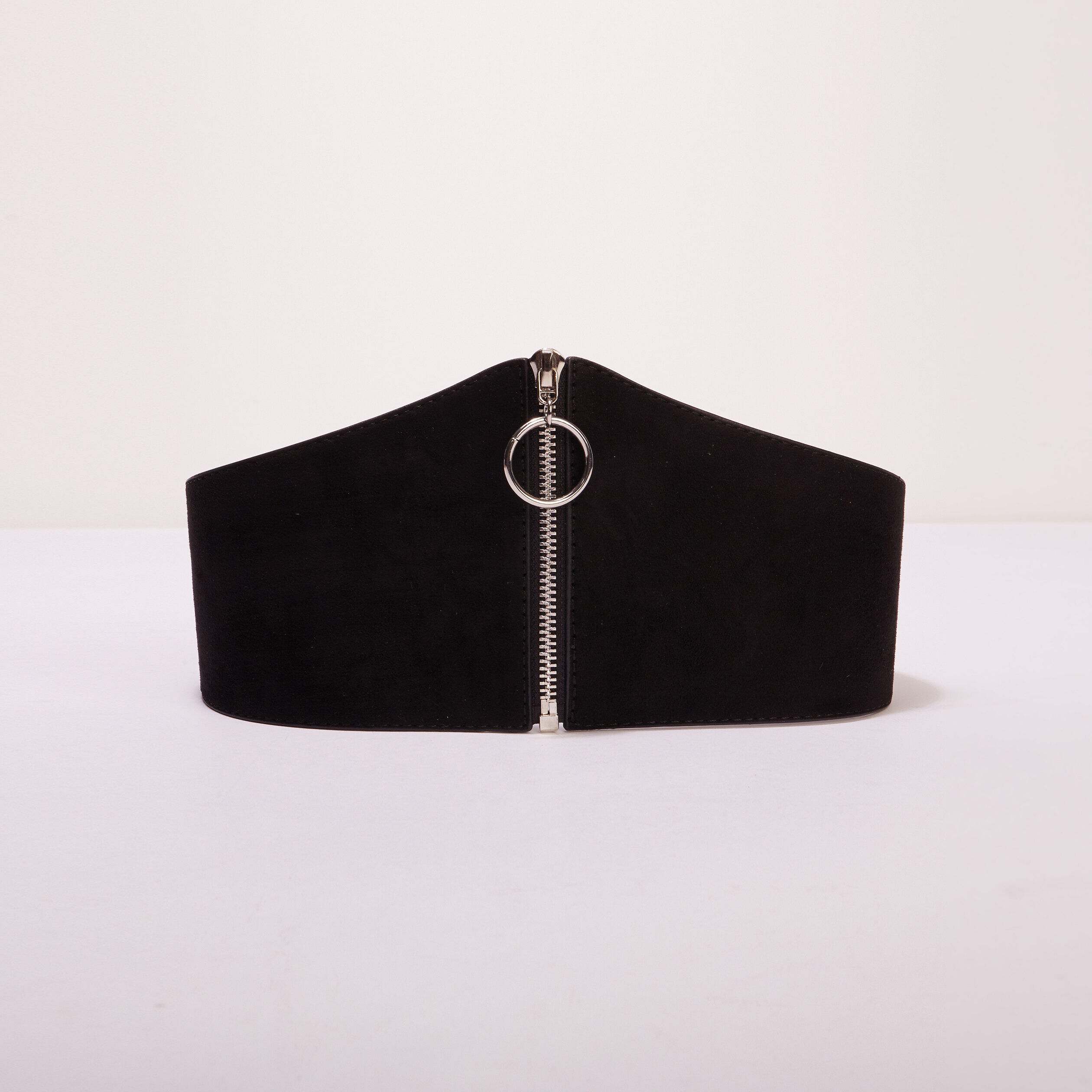 Ceinture corset zippée noir femme | Cache Cache