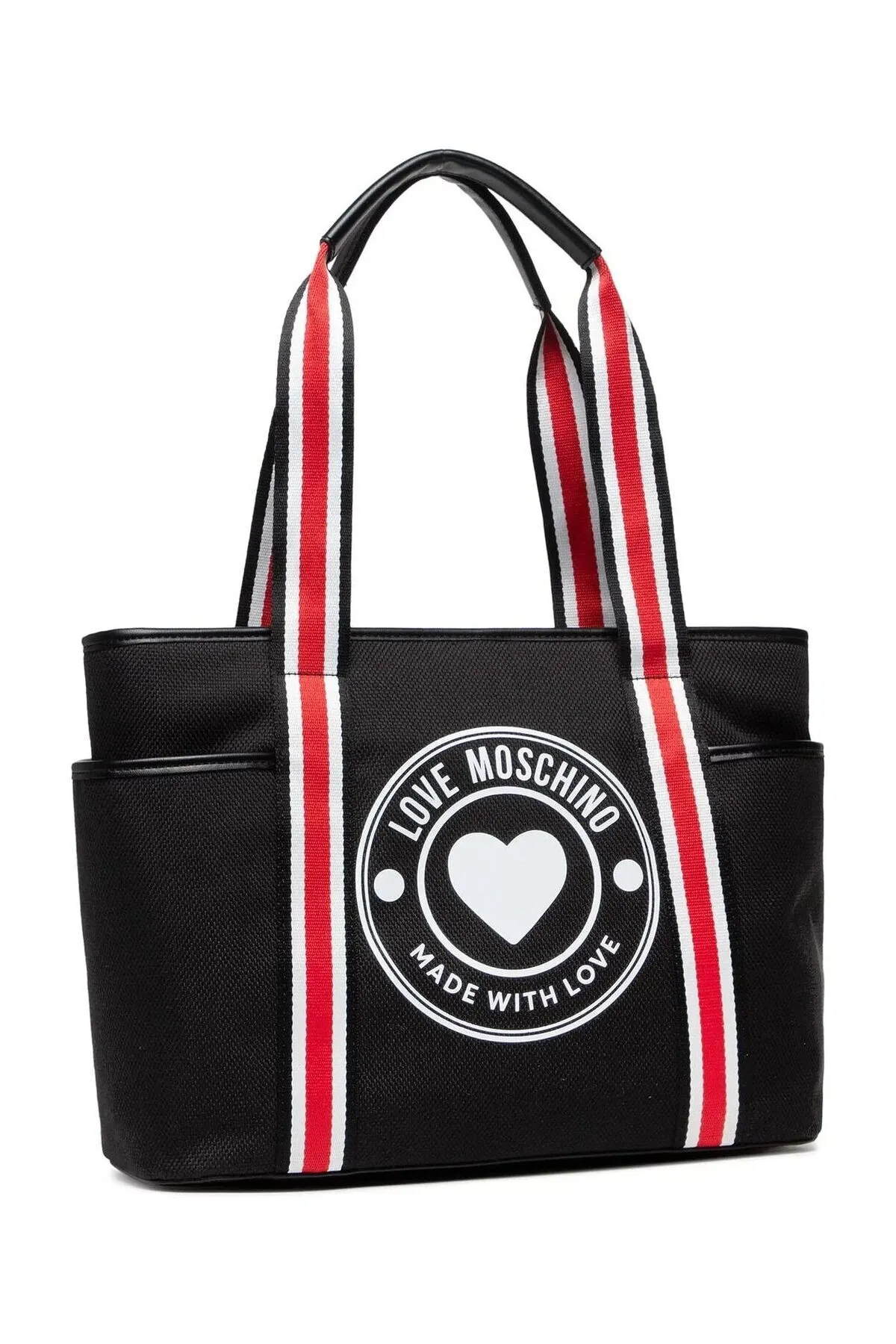 Love Moschino  Textile Kunstleder Schwarze Damen Umhängetasche Jc4017pp1e