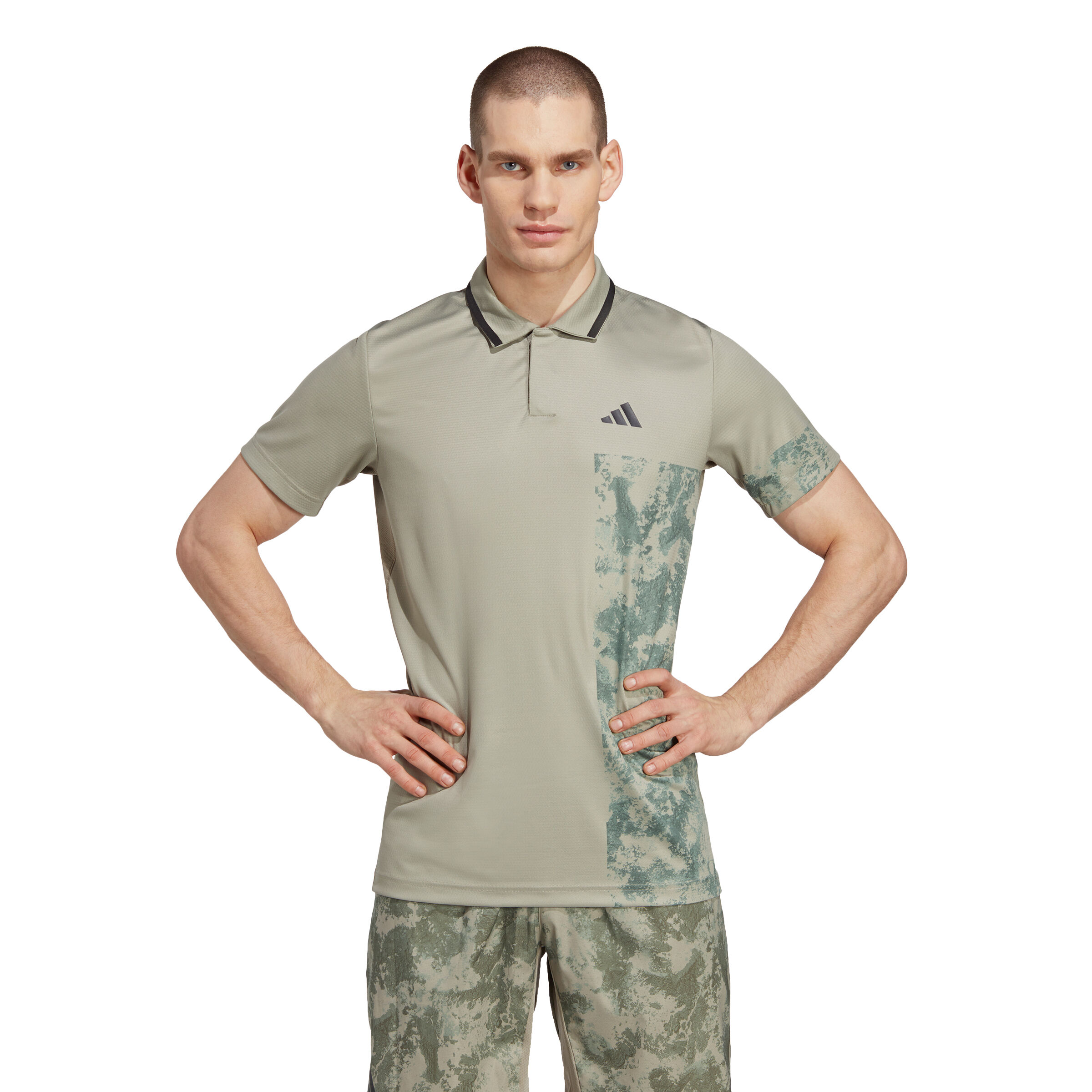 Paris Freelift Polo Herren - Grau