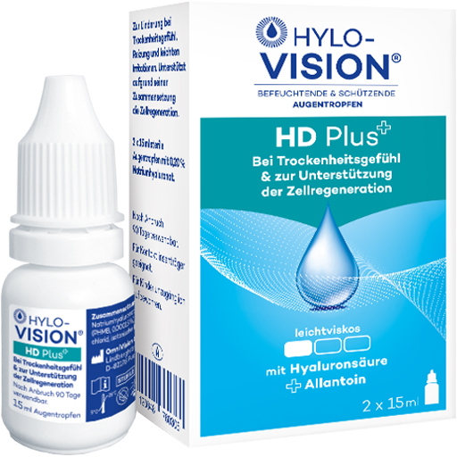 HYLO-VISION HD Plus Augentropfen  2X15 ml  Augentropfen