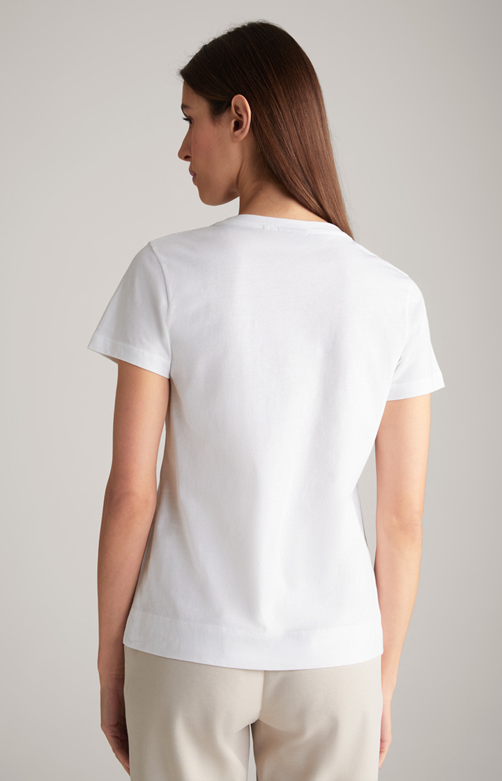 Baumwoll-T-Shirt in Weiß