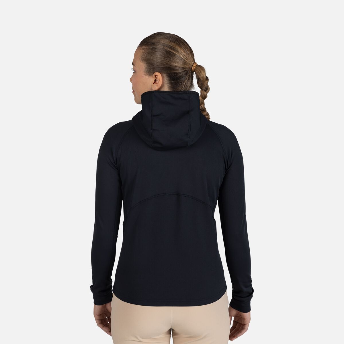 Dünnes Damen-Midlayer mit durchgehendem Reißverschluss